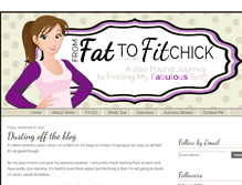 Tablet Screenshot of fromfattofitchick.com